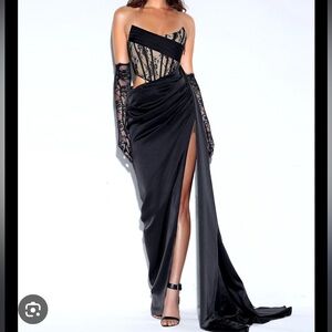 size small black corset prom dress (had this for about 3 years & worn it once)